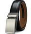 Men's No Holes Cowhide Leather Belt