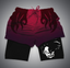 Men's Anime 2 In 1 Gym Shorts