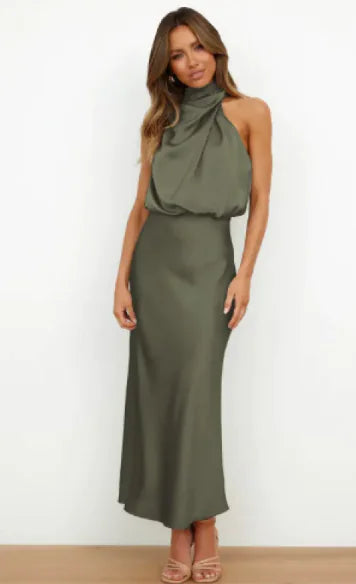 Women's Elegant Satin Dress