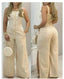 Women's "Vest Jumpsuit"