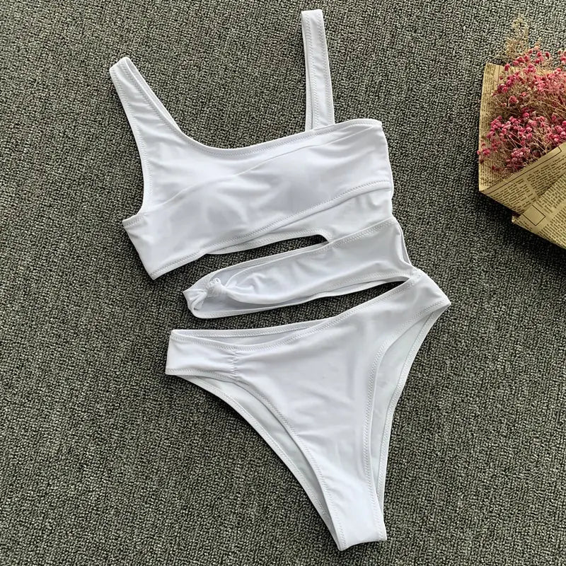 Women's Bikini Set One Shoulder