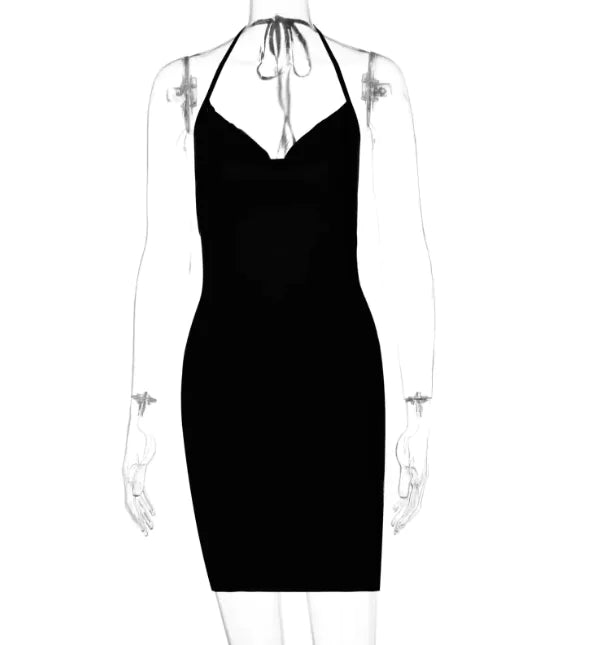 Women's Halter Mini Dress