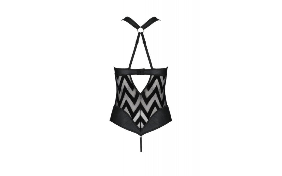 Passion Lingerie Hima Womens Bodysuit Black S / M Passion Lingerie