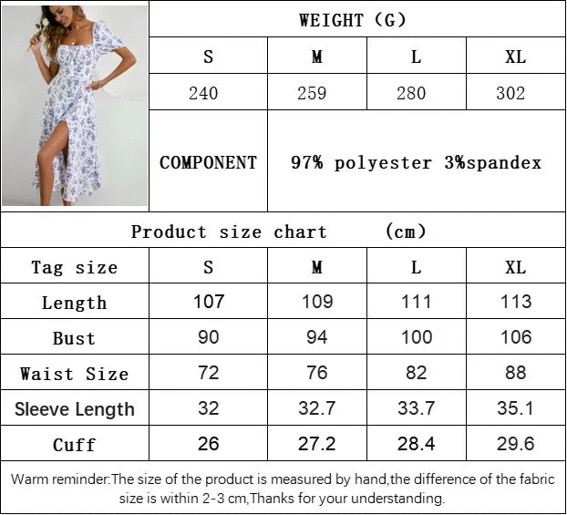 Women's Floral Split Dress