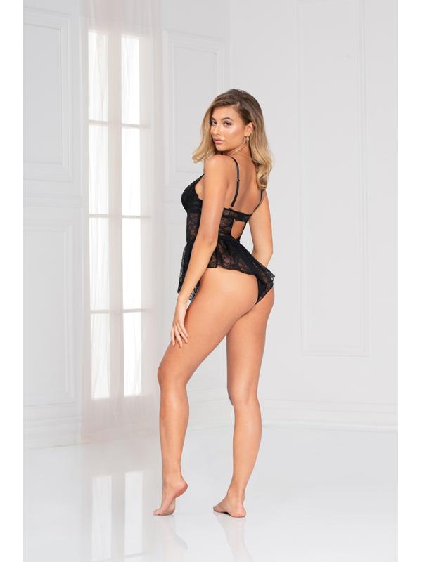 Radiance Romper 11096 Black M (H) Seven Til Midnight