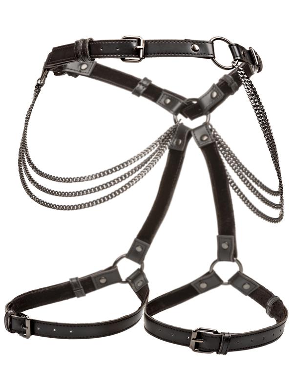 Euphoria Collection Plus Size Multi Chain Thigh Harness CalExotics