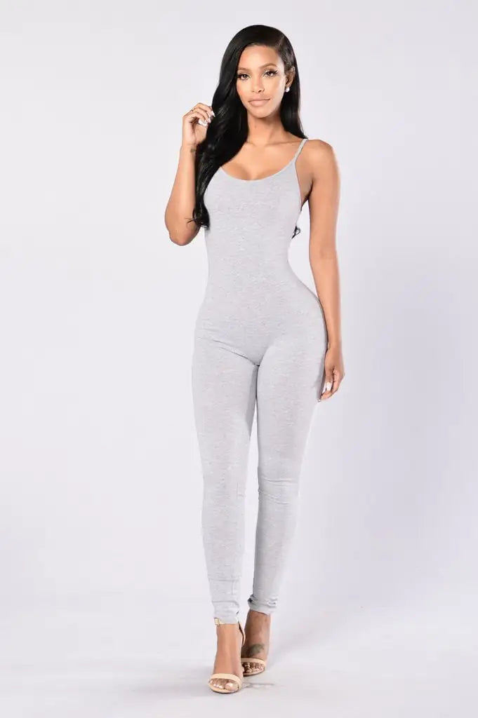 Women's Backless Slim Fit Jumpsuit