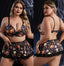Women's Plump Girls Halloween Maid Costume Lingerie Outfit Women's Lingerie Unbranded Black XL