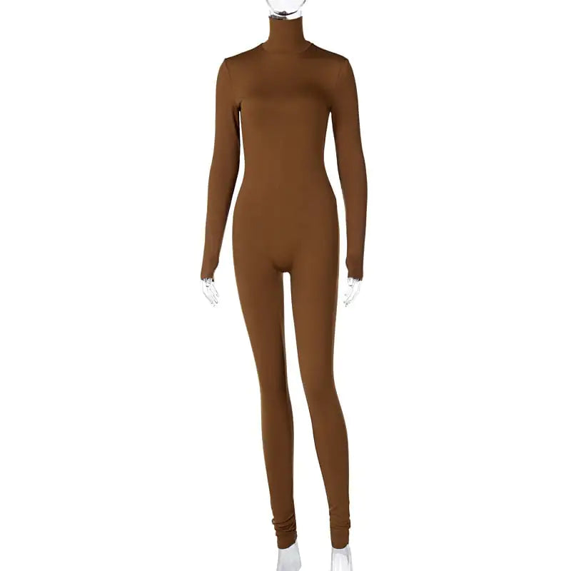 Women's Solid Colour Yoga Jumpsuit