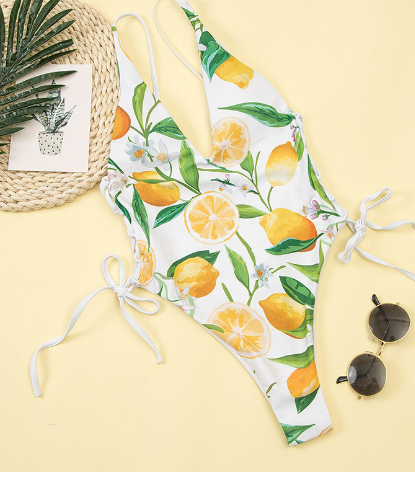 Women's Lemonade Inspired Slim Fit Bikini Set