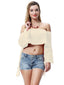 Women's Off Shoulder Summer Crop Top