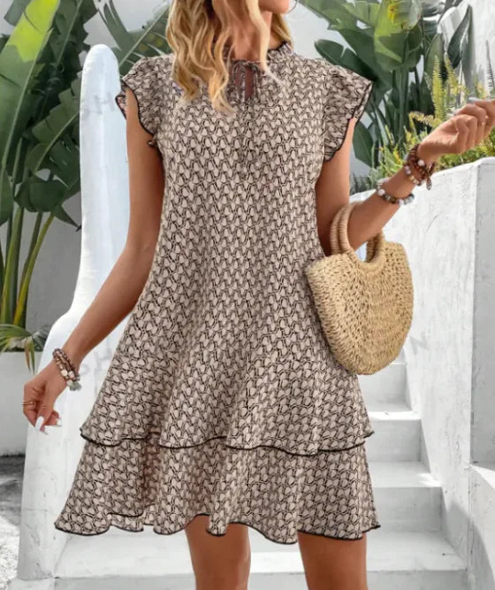 Women's Bohemian Print Dress