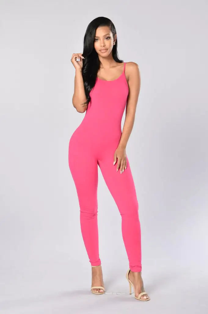 Women's Backless Slim Fit Jumpsuit