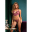 Fantasy Lingerie VIBES FUCK U PAY ME Tie Back Top & Thong Panty Pink Fantasy Lingerie