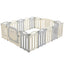 Keezi Baby Playpen 16 Panels Foldable Toddler Fence Safety Play Activity Centre