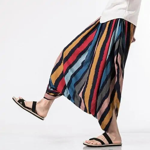 Oversized Men Casual Loose Cross Pant