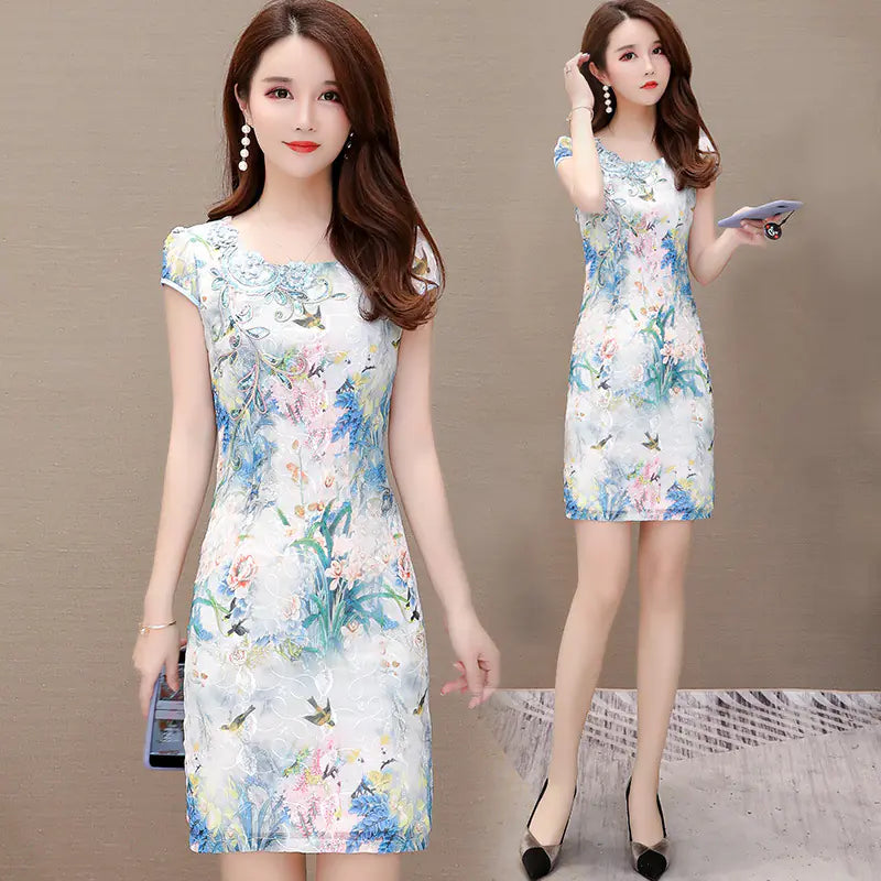Women's Summer Cheongsam Dress