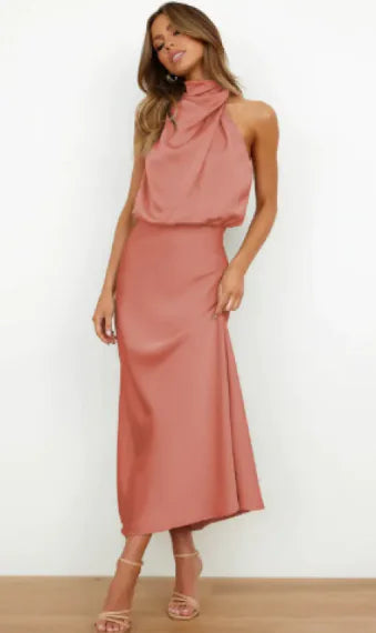 Women's Elegant Satin Dress