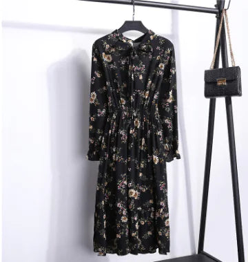 Women's Chiffon Floral Dress