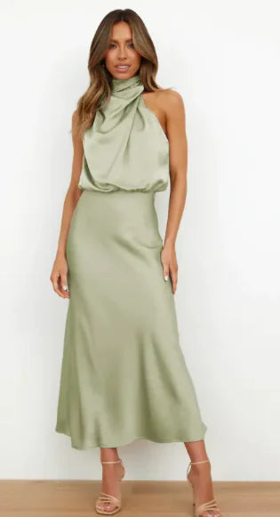 Women's Elegant Satin Dress