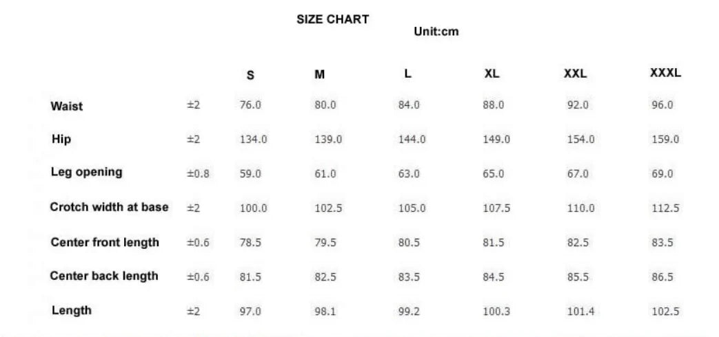 Oversized Men Casual Loose Cross Pant