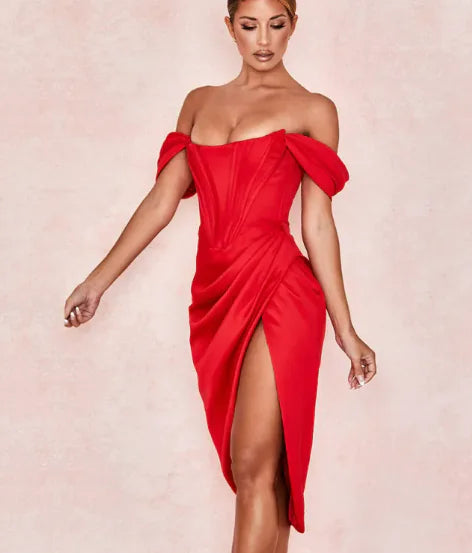 Women's Elegant Backless Dress
