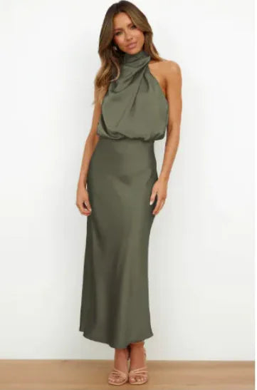 Women's Elegant Satin Dress