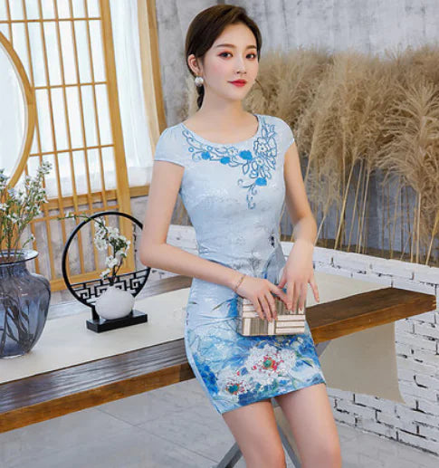 Women's Summer Cheongsam Dress