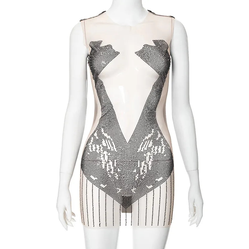 Women's Sheer Mesh Dress