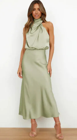 Women's Elegant Satin Dress
