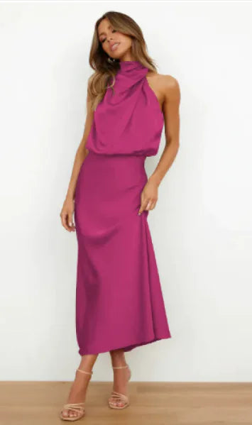 Women's Elegant Satin Dress