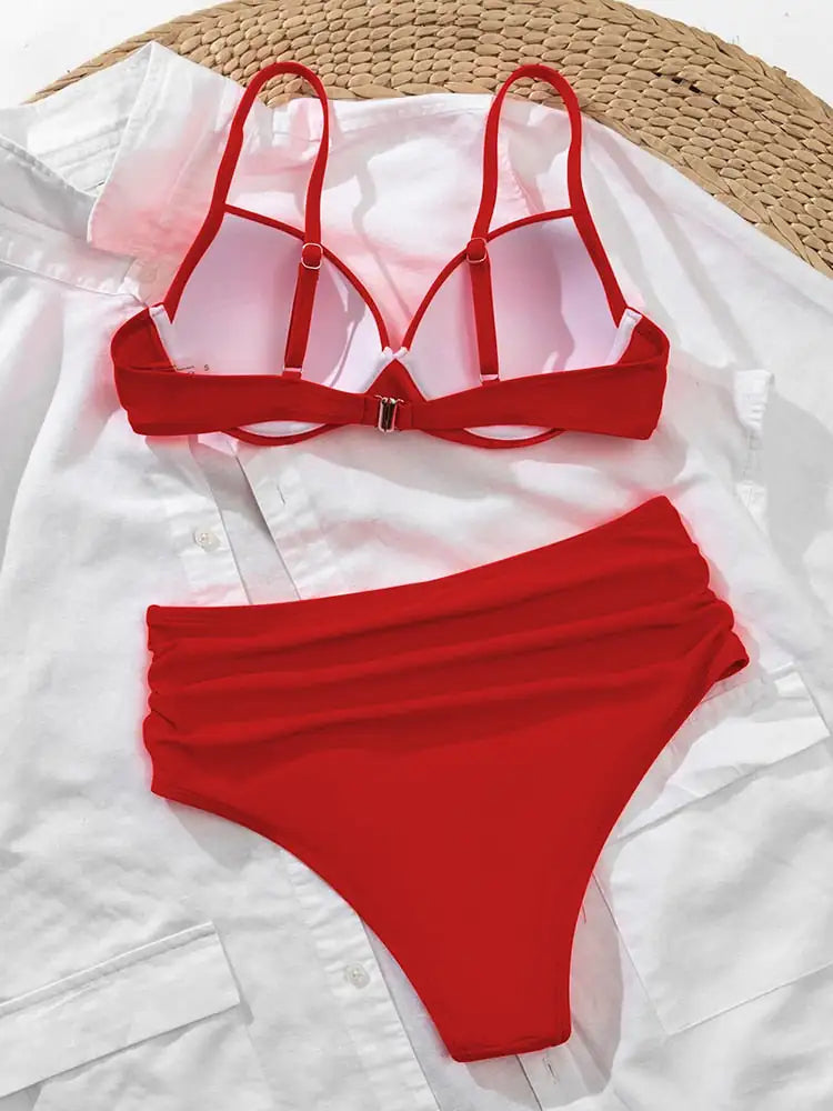 Women's Vintage High Waist Bikini