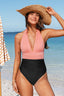 Women's High Waist Backless Siamese Bikini
