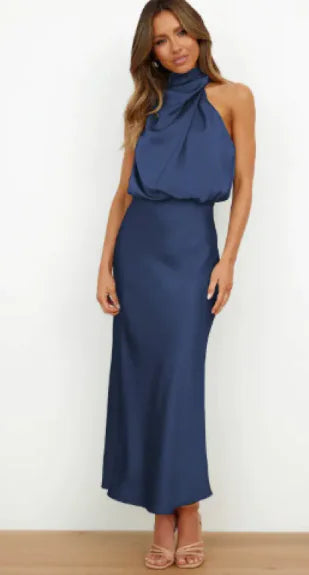 Women's Elegant Satin Dress