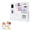 Keezi Kids Kitchen Play Set Wooden Pretend Toys Cooking Children Food White