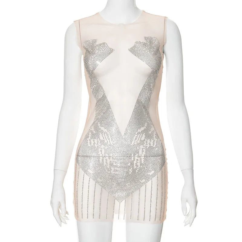 Women's Sheer Mesh Dress