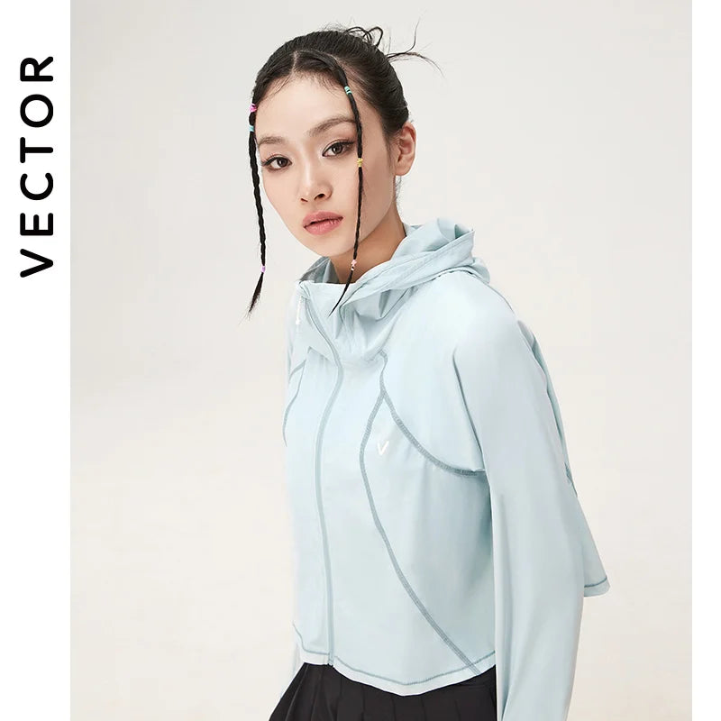 UPF 50+ UV Sun Protection Zip Up Hoodie Long Sleeve Women