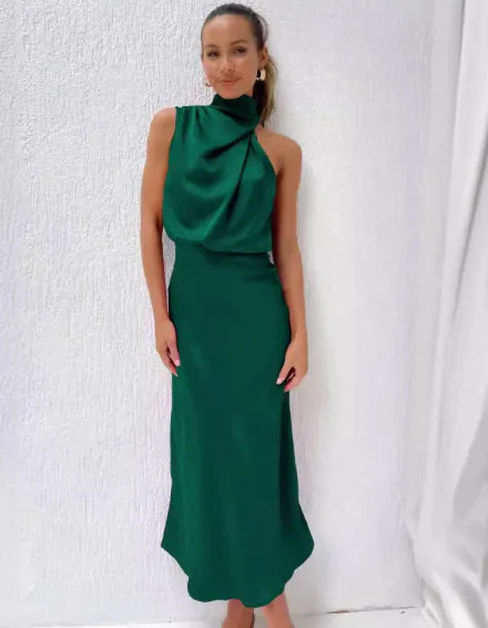 Women's Elegant Satin Dress