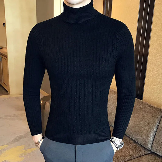 Warm Turtleneck Sweatwear For Men