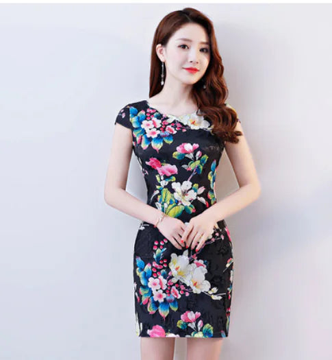 Women's Summer Cheongsam Dress