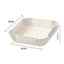 50PCS Square white Box Air Fryer Disposable Paper Liner Non-Stick Pan Parchment Baking Paper