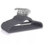 GOMINIMO 30 Pack of Non-Slip Velvet Suit Hangers with Tie Organisers