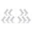 10X Rexy 3D Seamless Crew Socks Large Slim Breathable WHITE