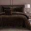 Ramesses Waffle Fleece Mocha 3 Pcs Comforter Set King