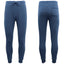 Mens Unisex Fleece Lined Sweat Track Pants Suit Casual Trackies Slim Cuff XS-6XL, Stone Blue, XL