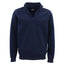 New Men's Unisex Adult Half-Zip Fleece Jumper Pullover Stand Collar Jacket Shirt, Navy, XS