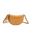 Michael Kors Dover Small Half Moon Crossbody Bag in Pebbled Leather One Size Women