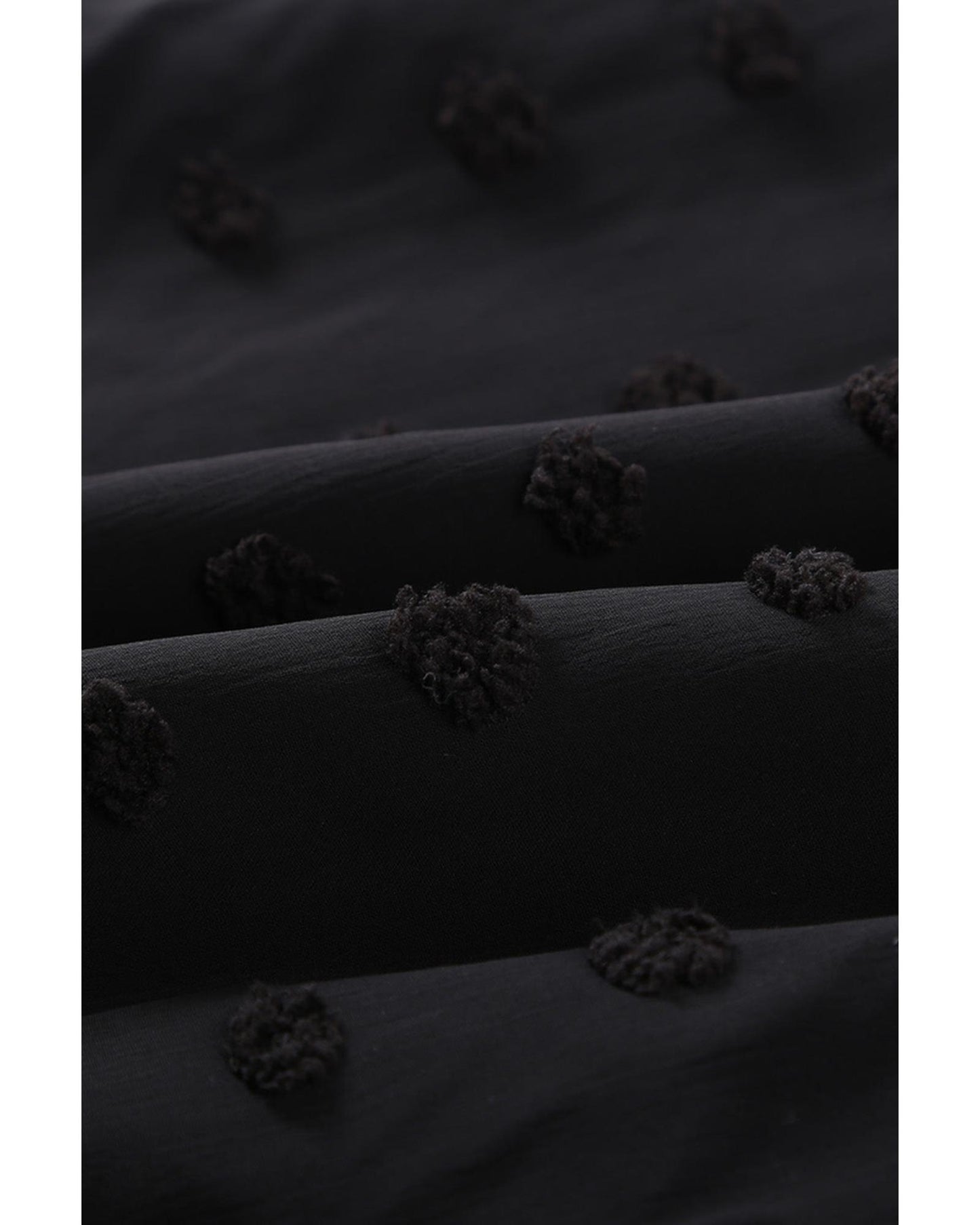 Azura Exchange Swiss Dot Ruffle Babydoll Blouse - XL