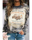 Azura Exchange Graphic Bleached Top with Farm Fresh Pumpkins - XL
