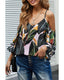 Azura Exchange Cold Shoulder Blouse - 2XL